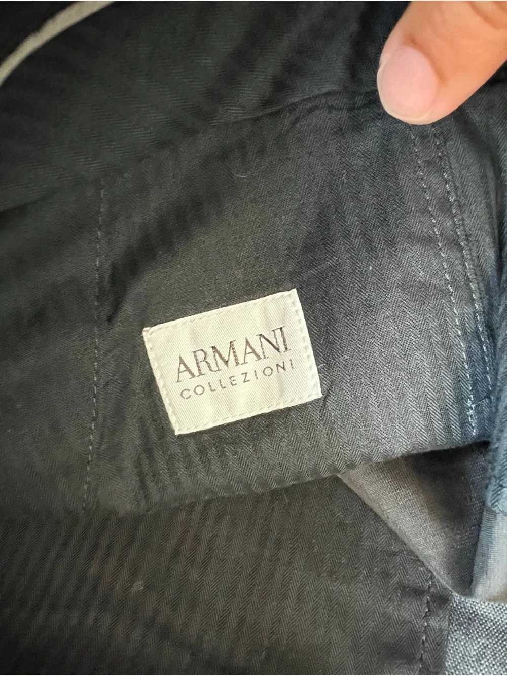 Armani Collezioni Men’s Navy Dress Pants Trousers 36R Made in Italy